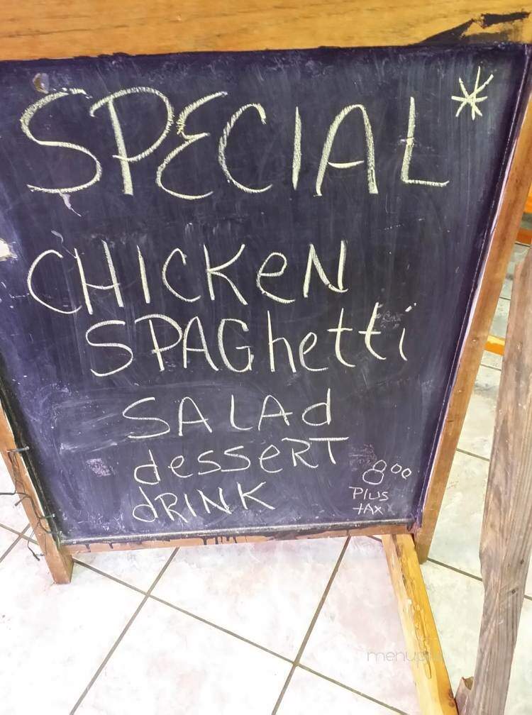 The Meene Beene - Stockdale, TX menu_pic