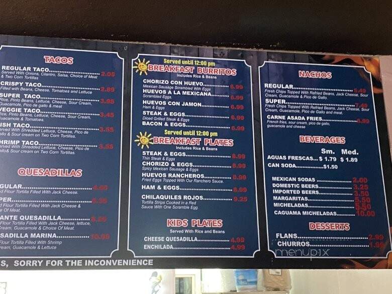 Los Gordos - Fair Oaks, CA menu_pic