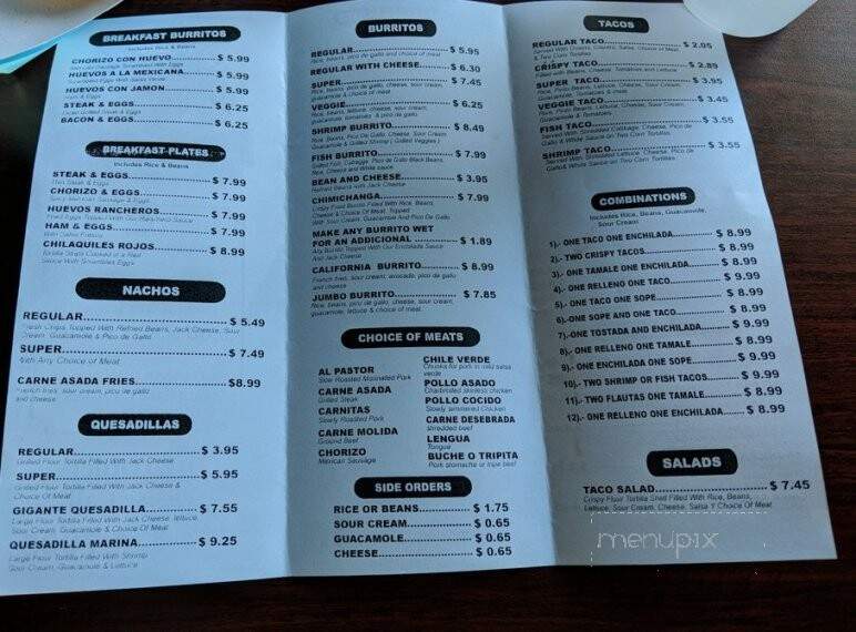Los Gordos - Fair Oaks, CA menu_pic