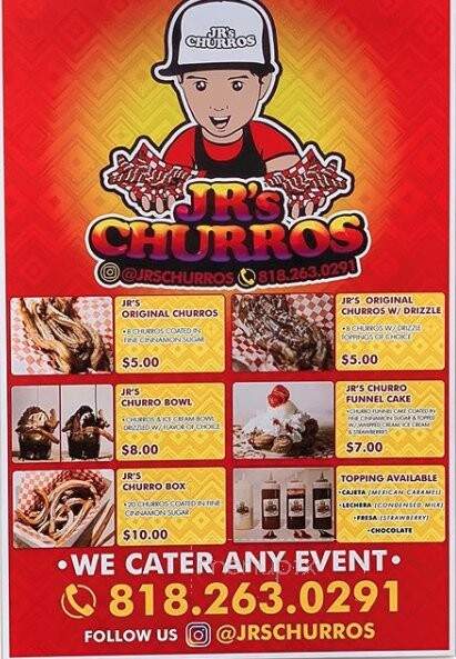 JR's Churros - Los Angeles, CA menu_pic