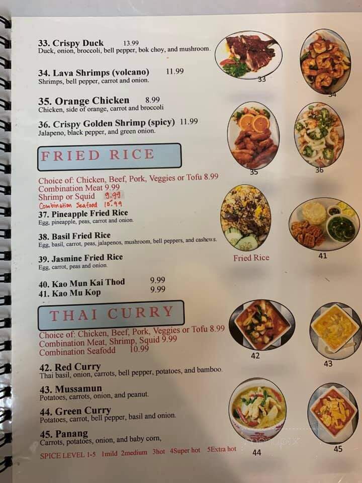 Thai Garden Restaurant - Fort Smith, AR menu_pic