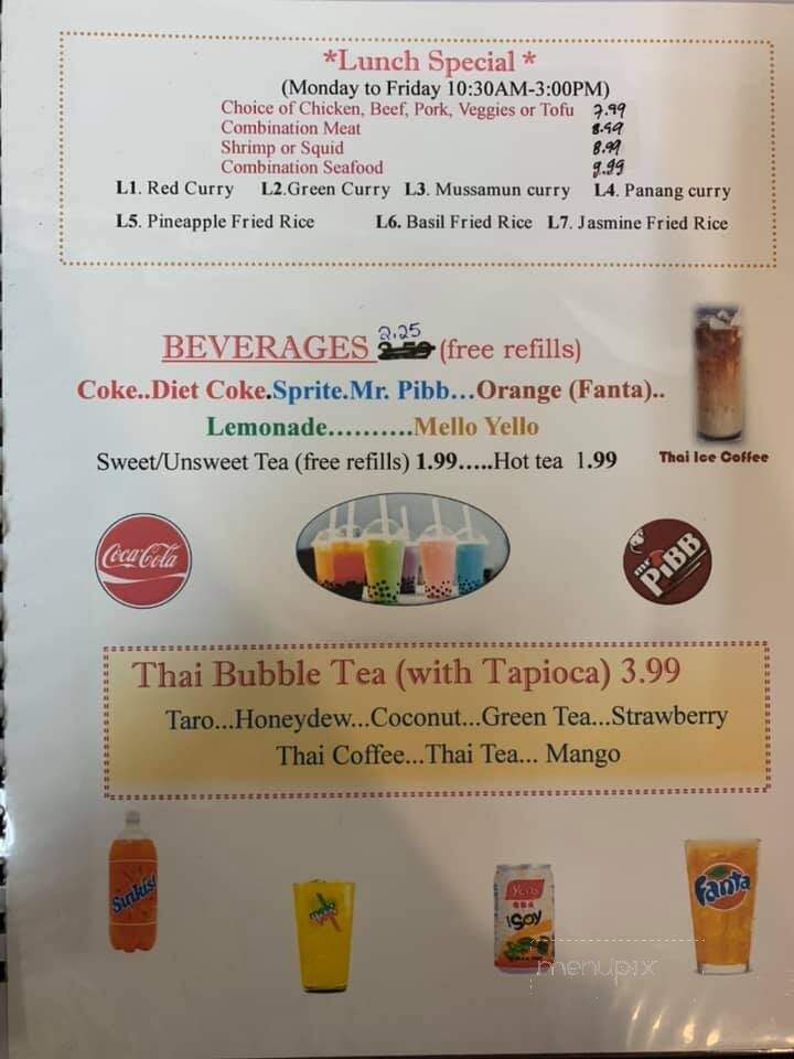 Thai Garden Restaurant - Fort Smith, AR menu_pic