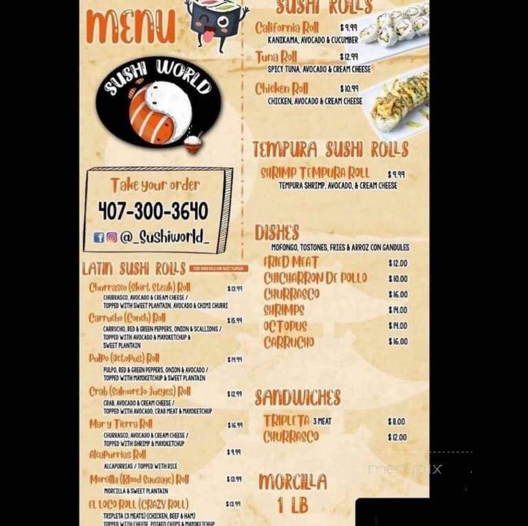 El Fogon de Munchies Boricua - Clermont, FL menu_pic