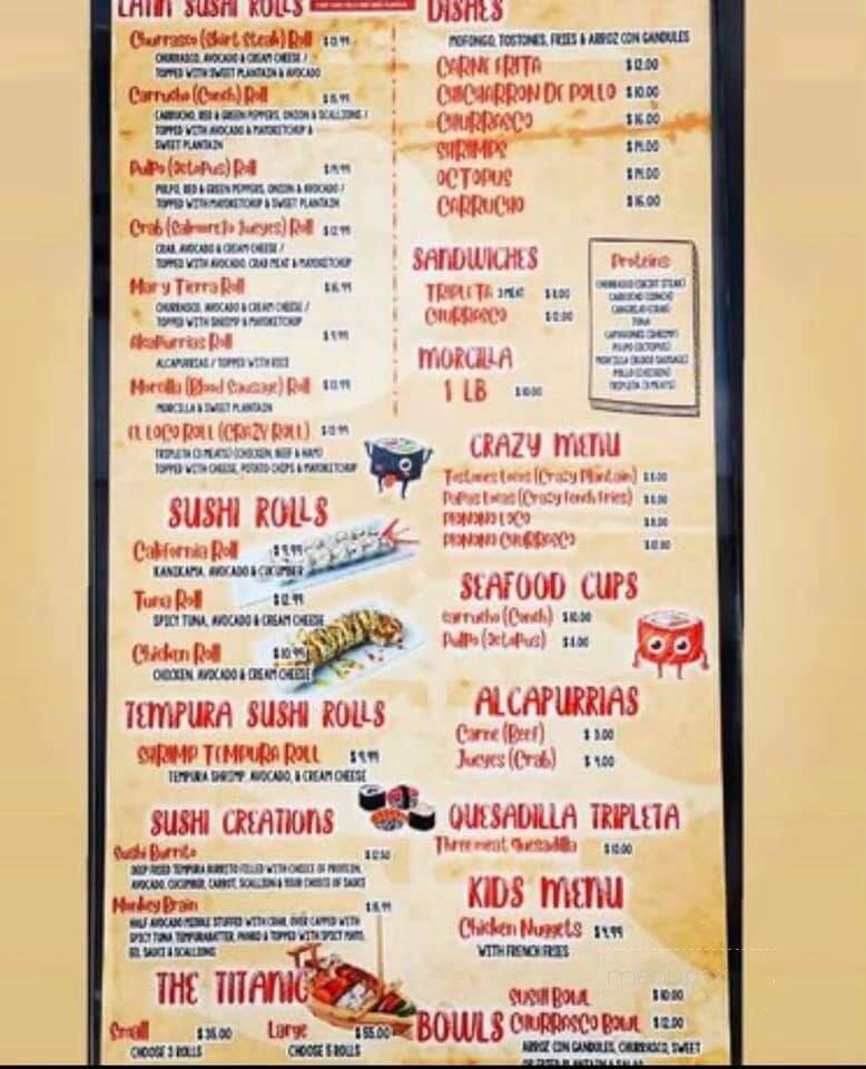 El Fogon de Munchies Boricua - Clermont, FL menu_pic