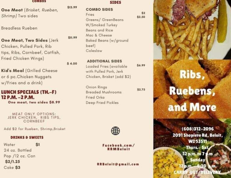 Ribs, Ruebens, and More - Beloit, WI