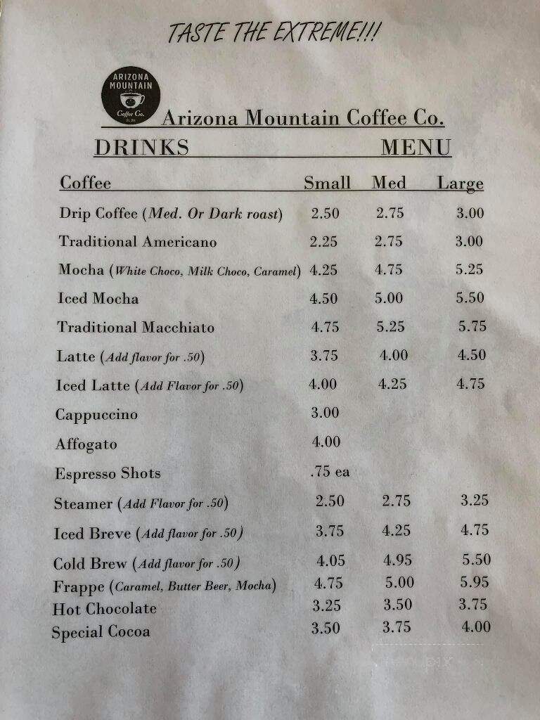 Arizona Mountain Coffee - Pinetop-Lakeside, AZ