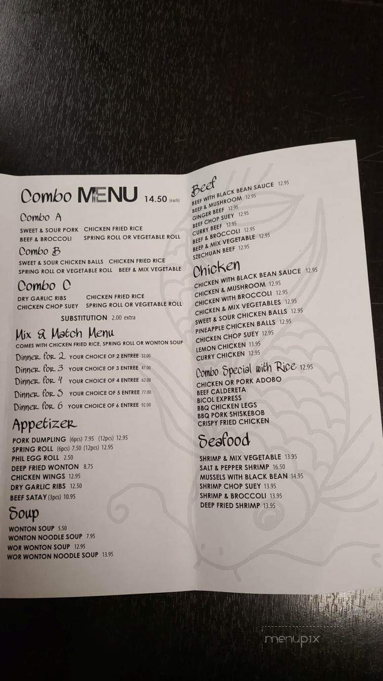 Toniroz Grill & Restaurant - Slave Lake, AB menu_pic