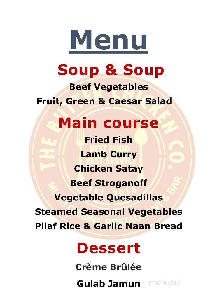 The Butter Chicken Co - Fairview, AB menu_pic