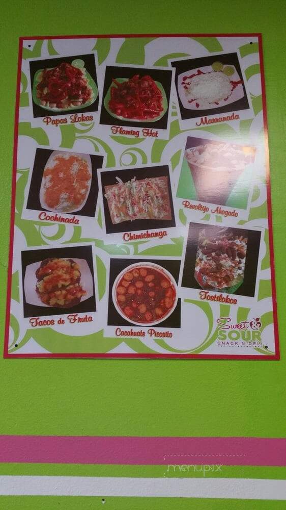 Sweet & Sour Snack n Deli - Brownsville, TX menu_pic