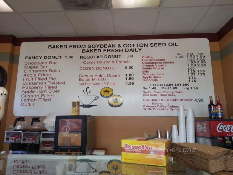 Sandy's Sweet Shop - Modesto, CA menu_pic
