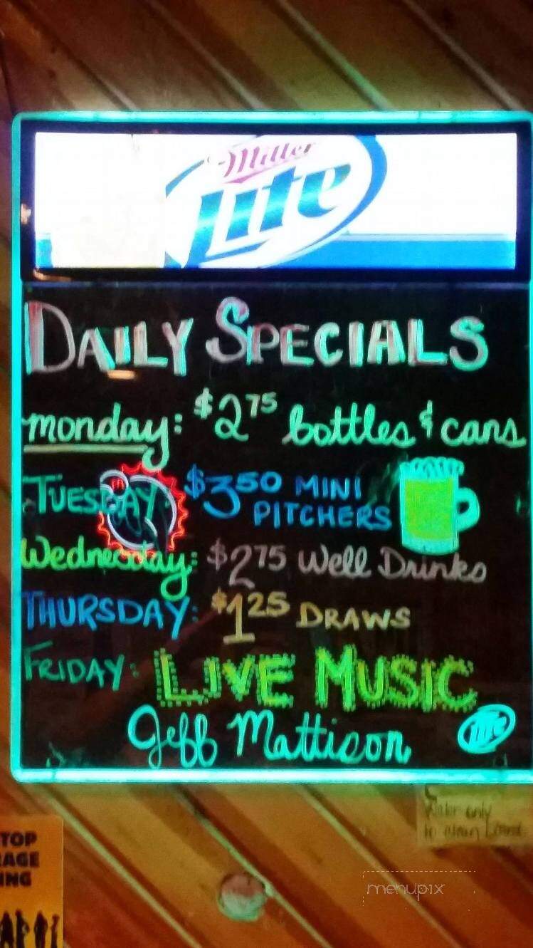 Westside Lounge - Cedar Rapids, IA menu_pic