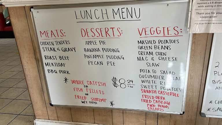 Country Cafe - Commerce, GA menu_pic