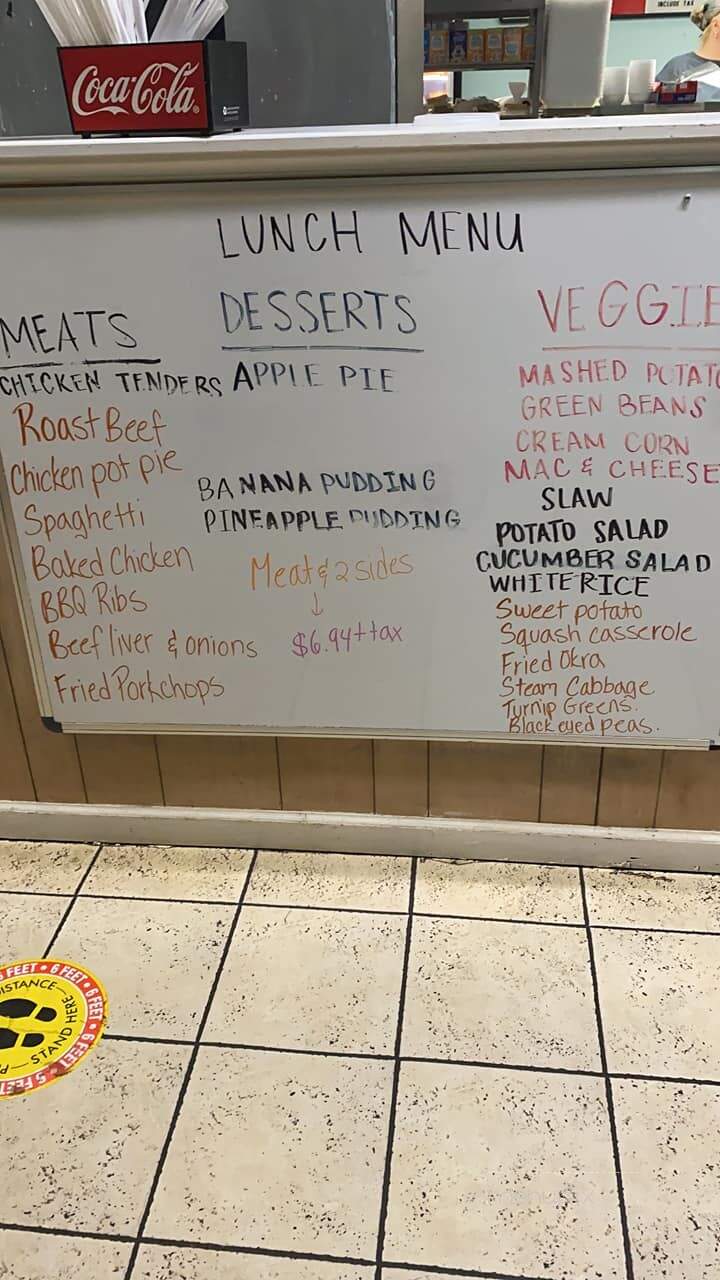 Country Cafe - Commerce, GA menu_pic