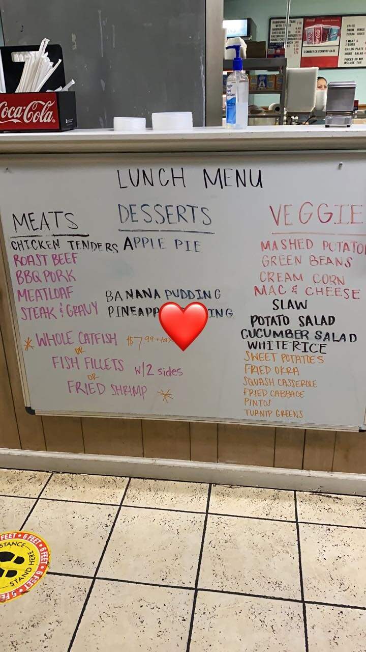 Country Cafe - Commerce, GA menu_pic