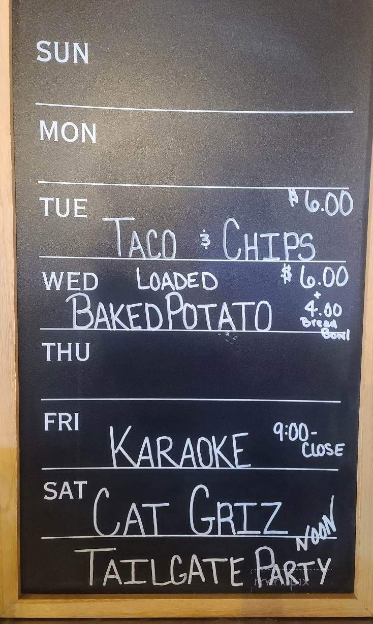 Lane Bar - White Sulphur Springs, MT menu_pic
