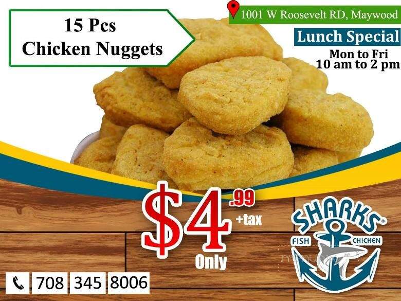 Shark Fish & Chicken - Maywood, IL menu_pic
