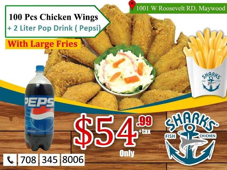 Shark Fish & Chicken - Maywood, IL menu_pic