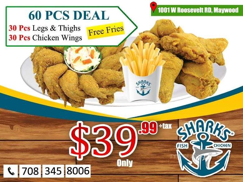 Shark Fish & Chicken - Maywood, IL menu_pic