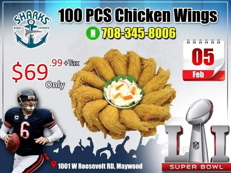 Shark Fish & Chicken - Maywood, IL menu_pic