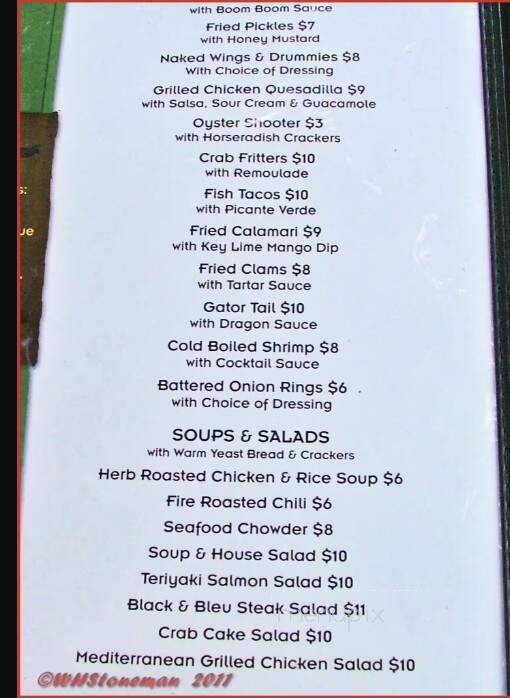 Key Largo Grille - Lenoir City, TN menu_pic