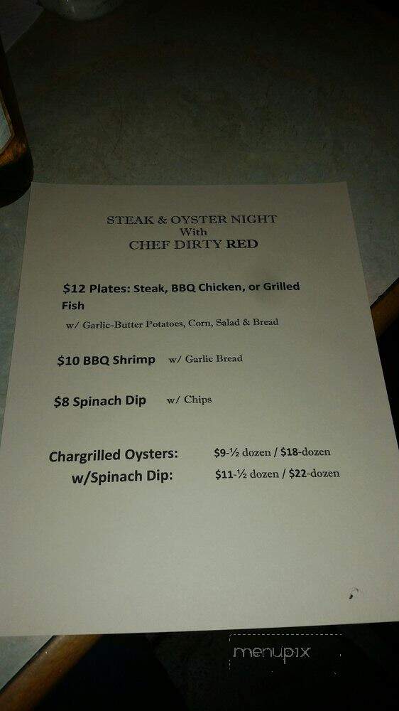 Bullet's Sports Bar - New Orleans, LA menu_pic