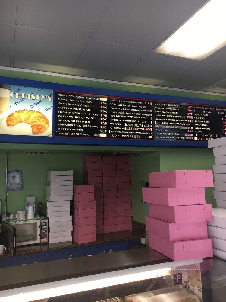 Christy's Treat Shoppe - Hawthorne, CA menu_pic