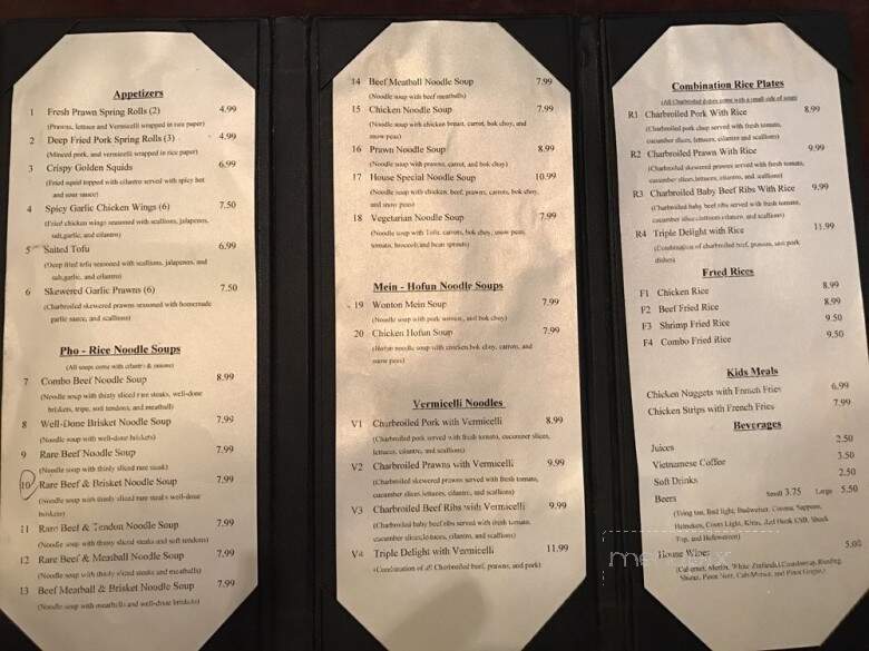 Pho Lucky Dragon - Lake Stevens, WA menu_pic