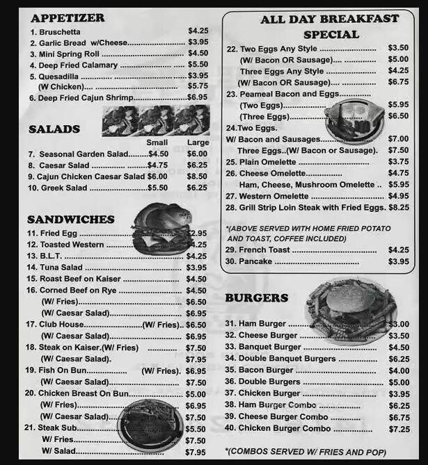 Rib House - Toronto, ON menu_pic