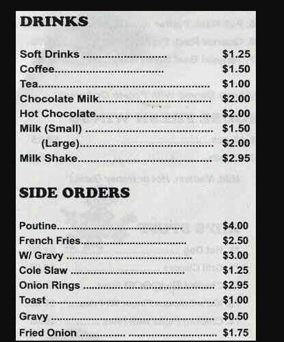 Rib House - Toronto, ON menu_pic