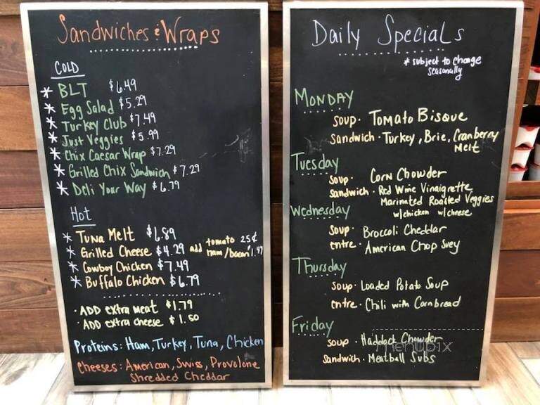Middle Street Cafe - Portland, ME menu_pic