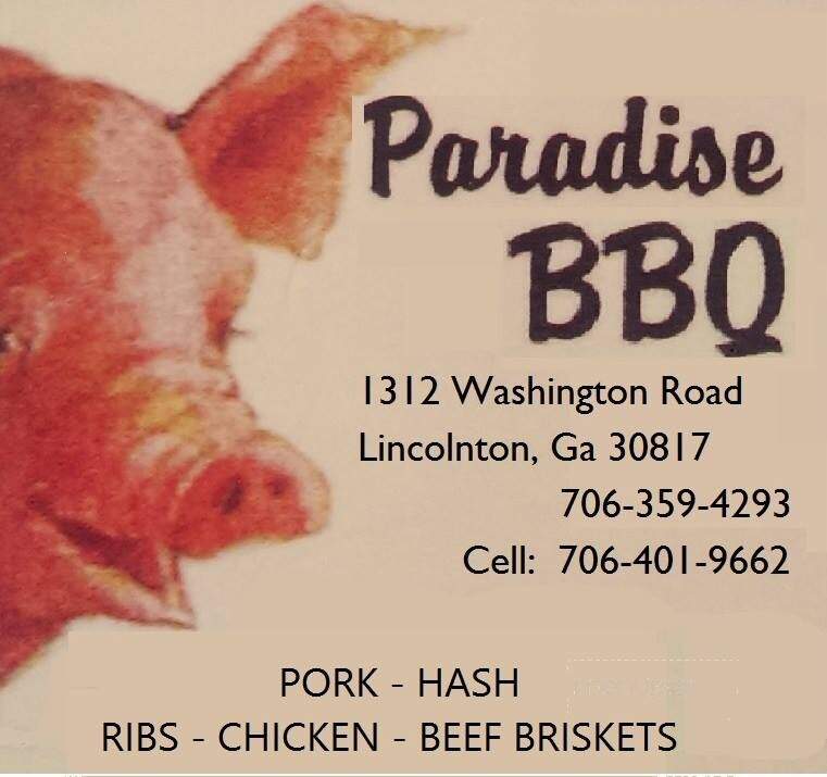 Paradise Bar B Que - Lincolnton, GA