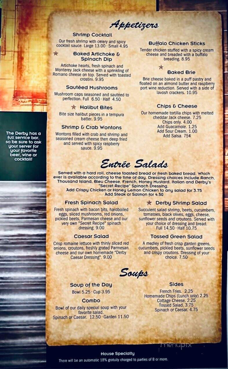 Darby - Butte, MT menu_pic