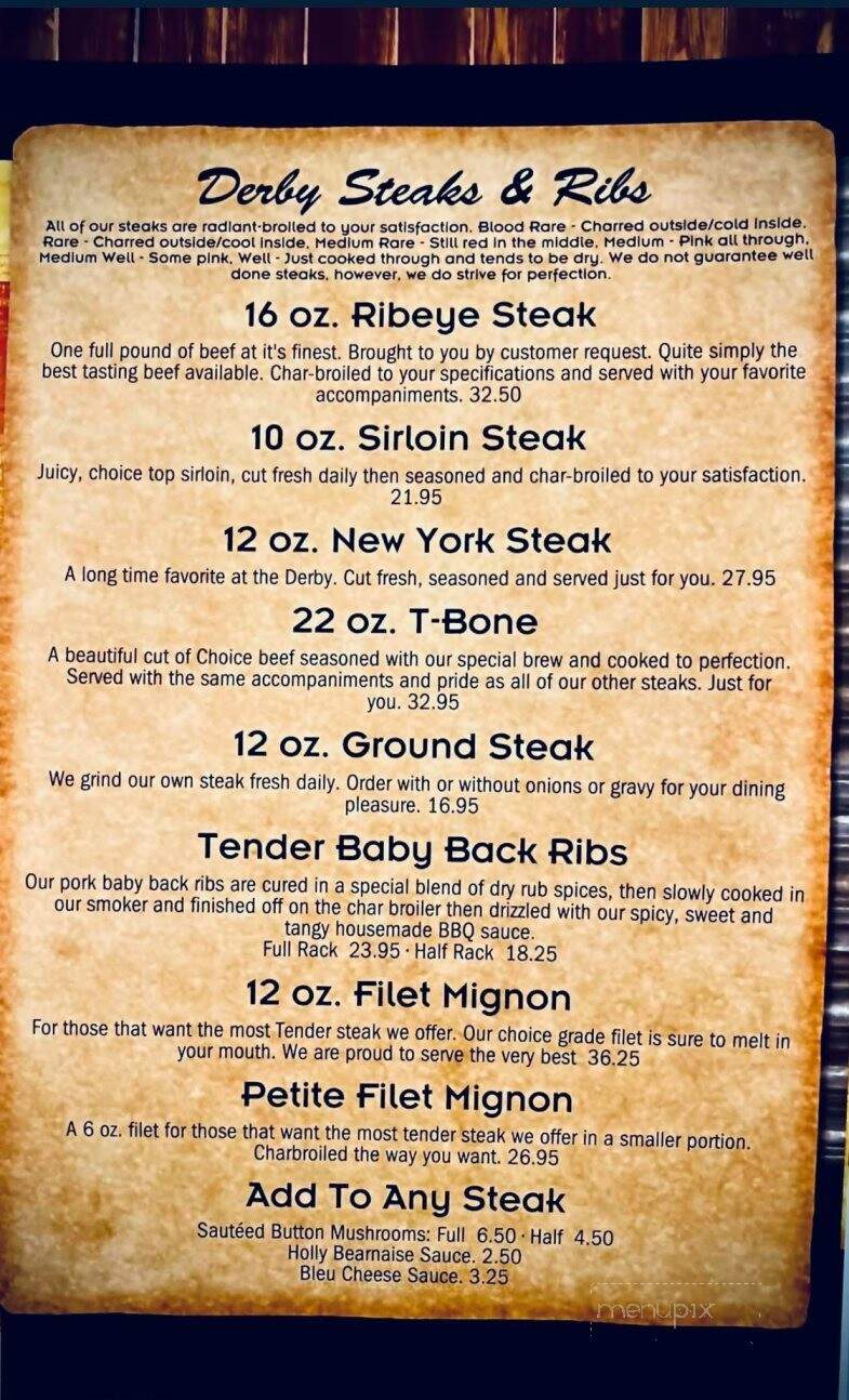 Darby - Butte, MT menu_pic