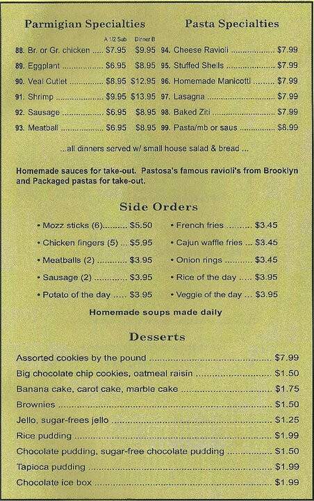 Duffy's Deli & Catering - Madison, NJ menu_pic
