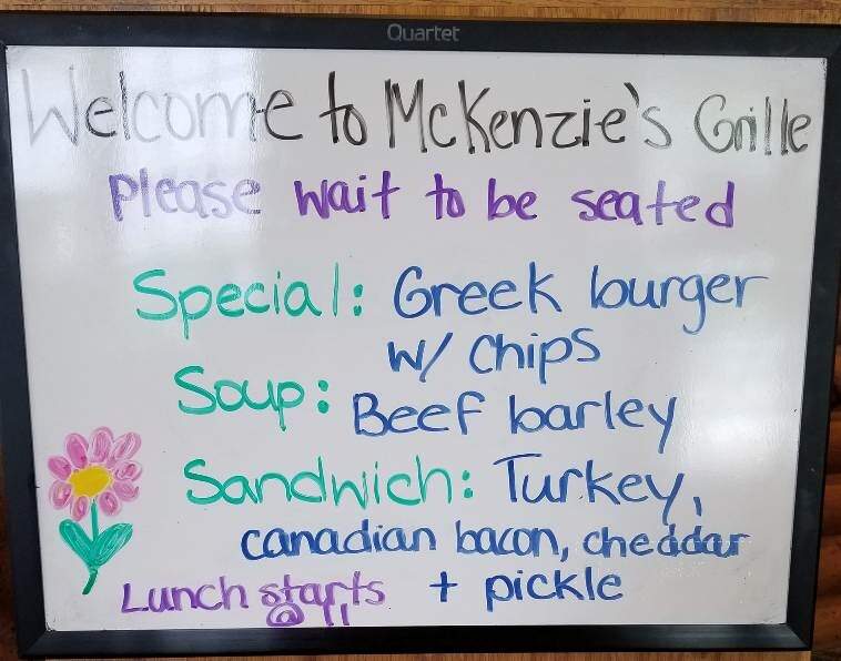 McKenzie's Grille - Saranac Lake, NY menu_pic