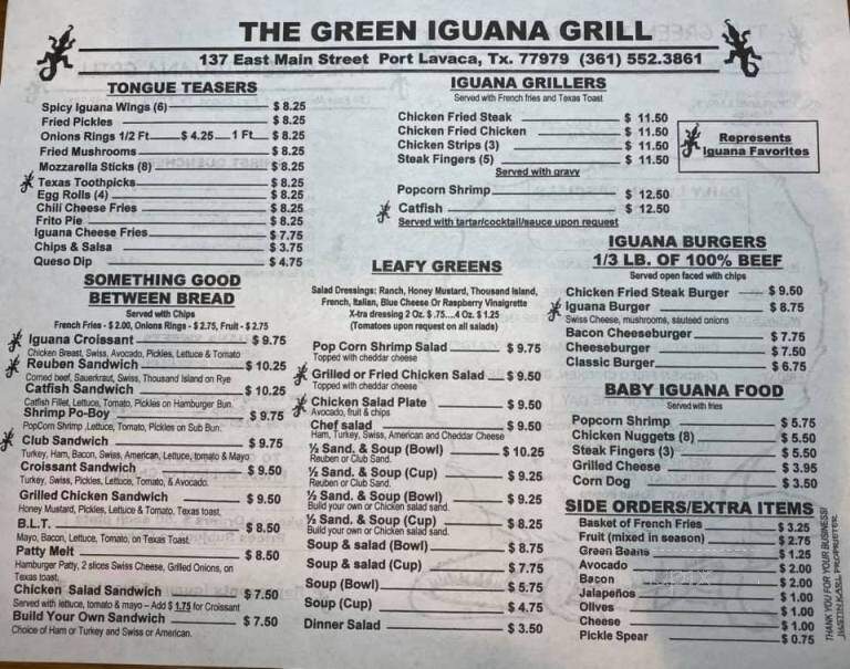 Green Iguana Grill - Port Lavaca, TX