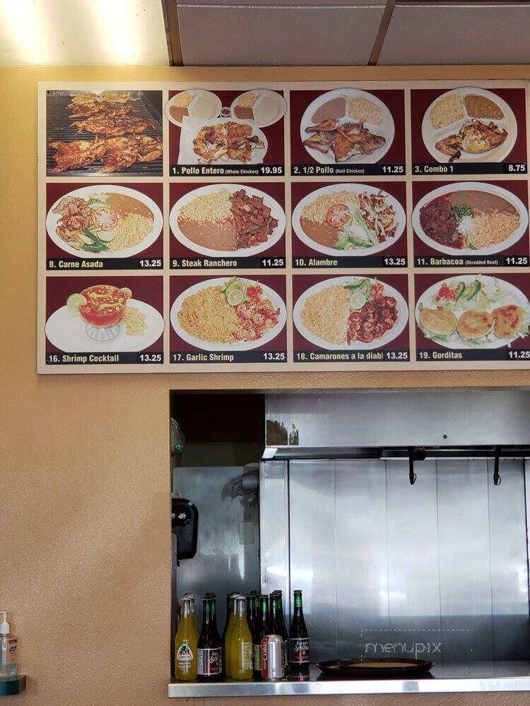 El Pollo Rico - Everett, WA menu_pic