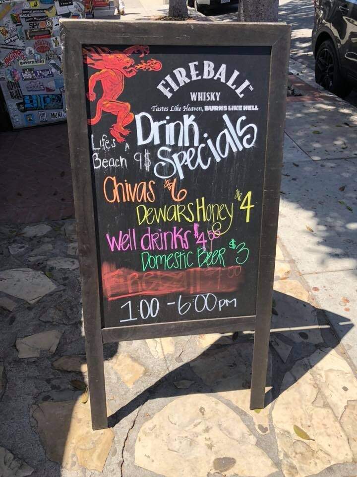 Sandpiper - Laguna Beach, CA menu_pic