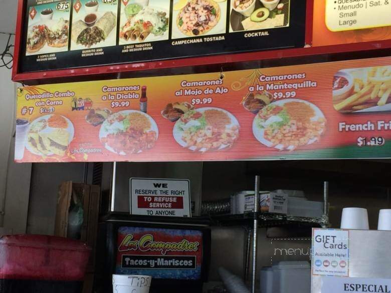 Tacos Los Compadres - Riverside, CA menu_pic