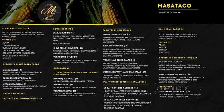 Masataco - Whittier, CA menu_pic