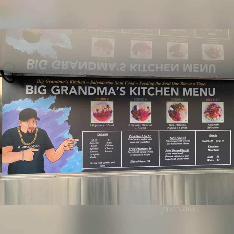 Big Grandma's Kitchen - Altadena, CA menu_pic