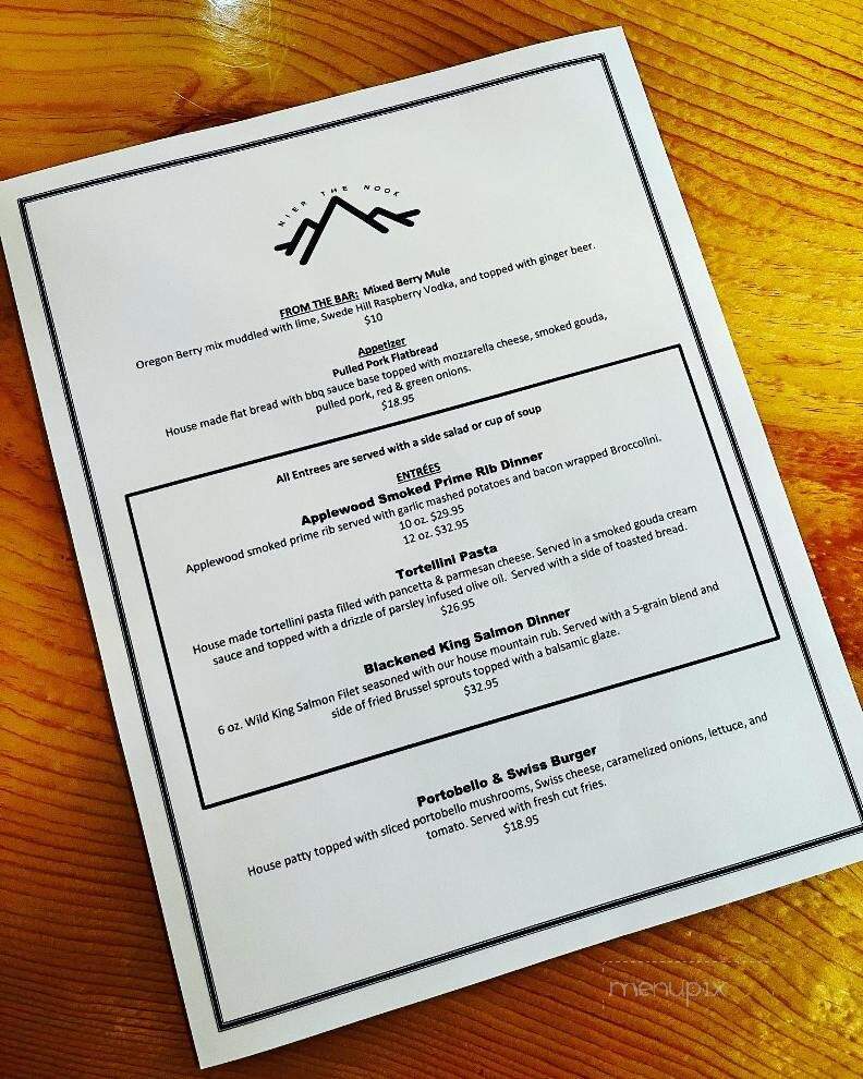 Nier The Nook - Naches, WA menu_pic