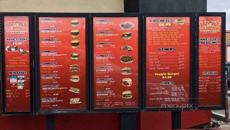 Fat Boy Burgers and Grill - Watsonville, CA menu_pic