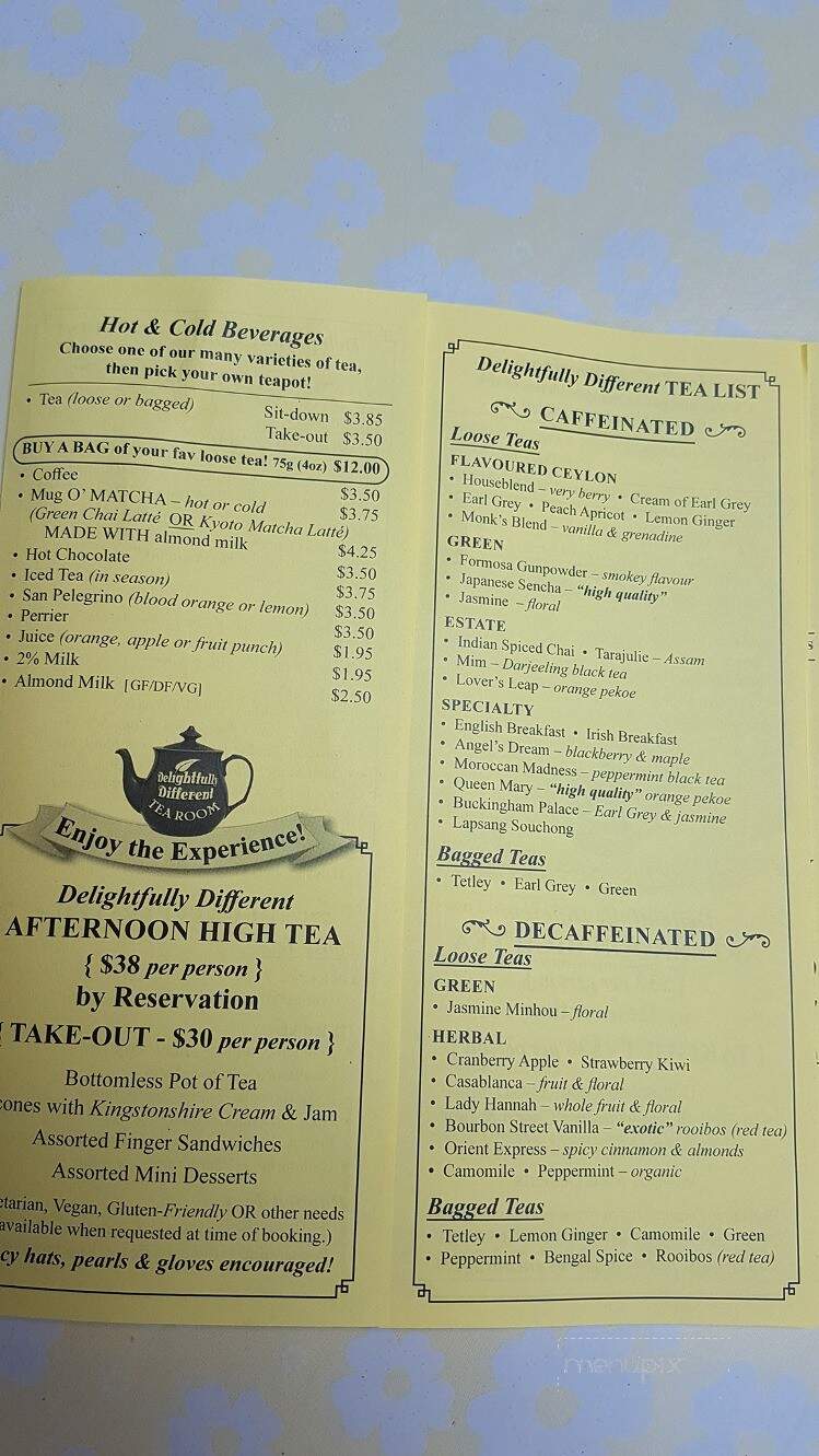 Delightfully Different Tea Room - Kingston, ON