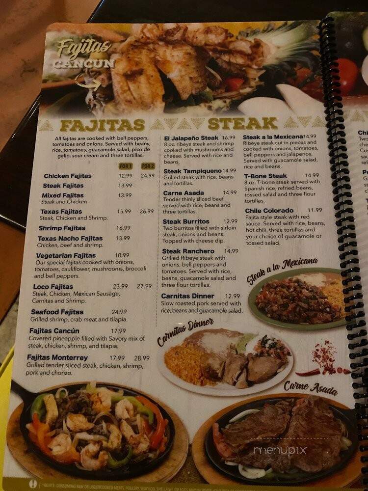 El Mezcal Mexican Restaurant - Pooler, GA menu_pic