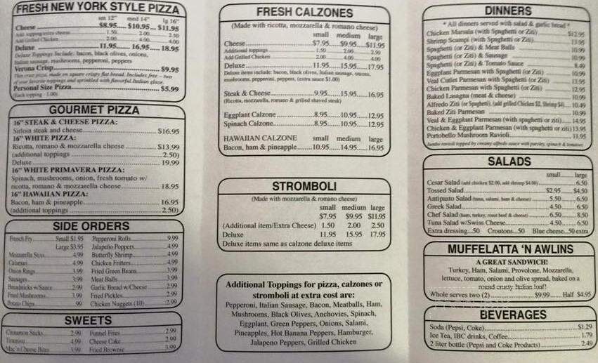 Caf Verona - Apopka, FL menu_pic
