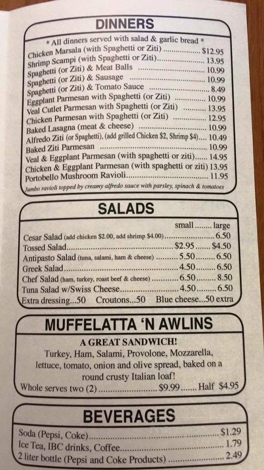 Caf Verona - Apopka, FL menu_pic