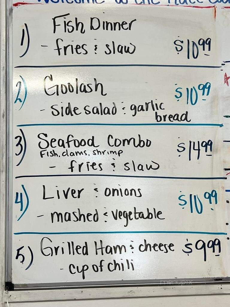 Race Car Diner - Astatula, FL menu_pic