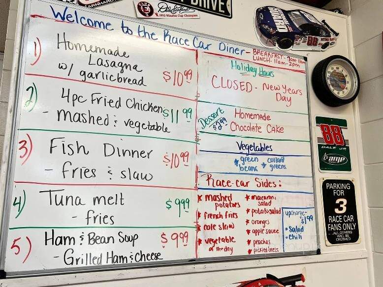 Race Car Diner - Astatula, FL menu_pic