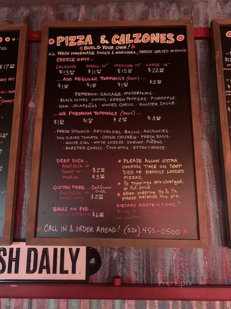 Tia Nitas Cantina - Sonoita, AZ menu_pic